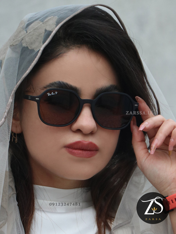 عینک آفتابی ریبن پلاریزه یونیسکس مناسب خانم و آقا کد 225-15