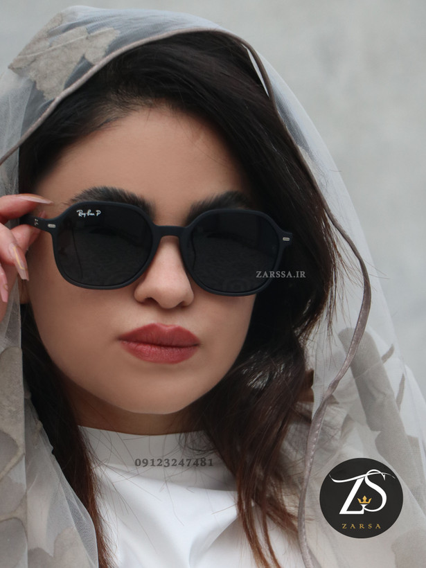 عینک آفتابی ریبن پلاریزه یونیسکس مناسب خانم و آقا کد 225-15