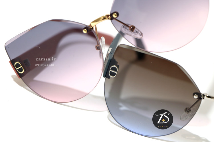 عینک آفتابی زنانه فریم لس دیور Dior کد D24930