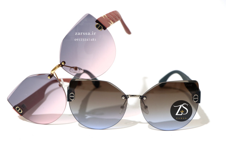 عینک آفتابی زنانه فریم لس دیور Dior کد D24930